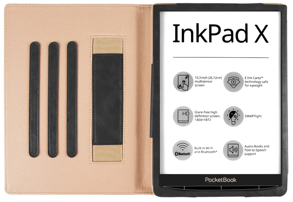 Pouzdro Fortress Stand FS-01 pro Pocketbook 1040 InkPad X - černé