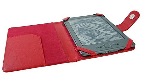 Univerzální pouzdro pro čtečky knih - Fortress FT166 Universal - pouzdro univerzální pro všechny čtečky knih - červené, magnet