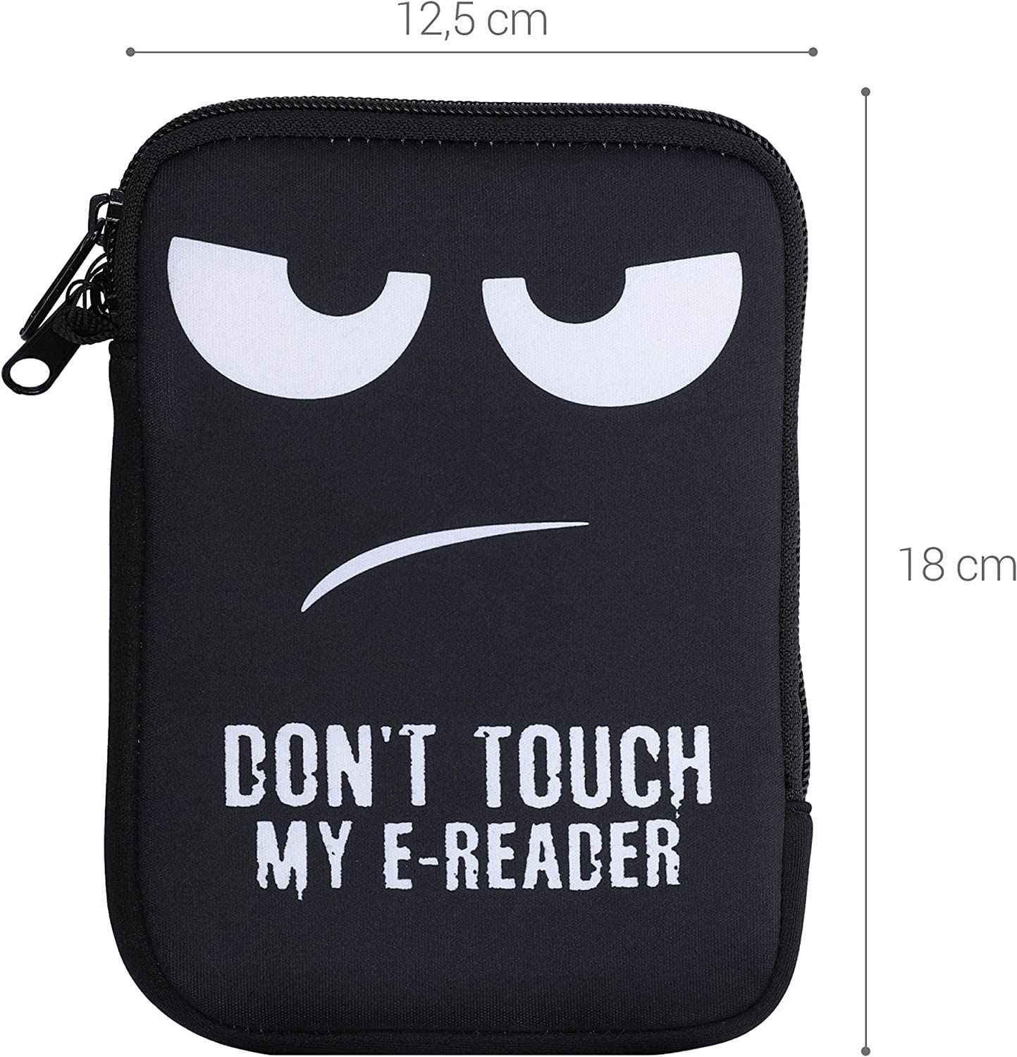 Pouzdro KW Mobile DontTouch - KW5033503 - Univerzální pouzdro pro čtečky 6" - černé