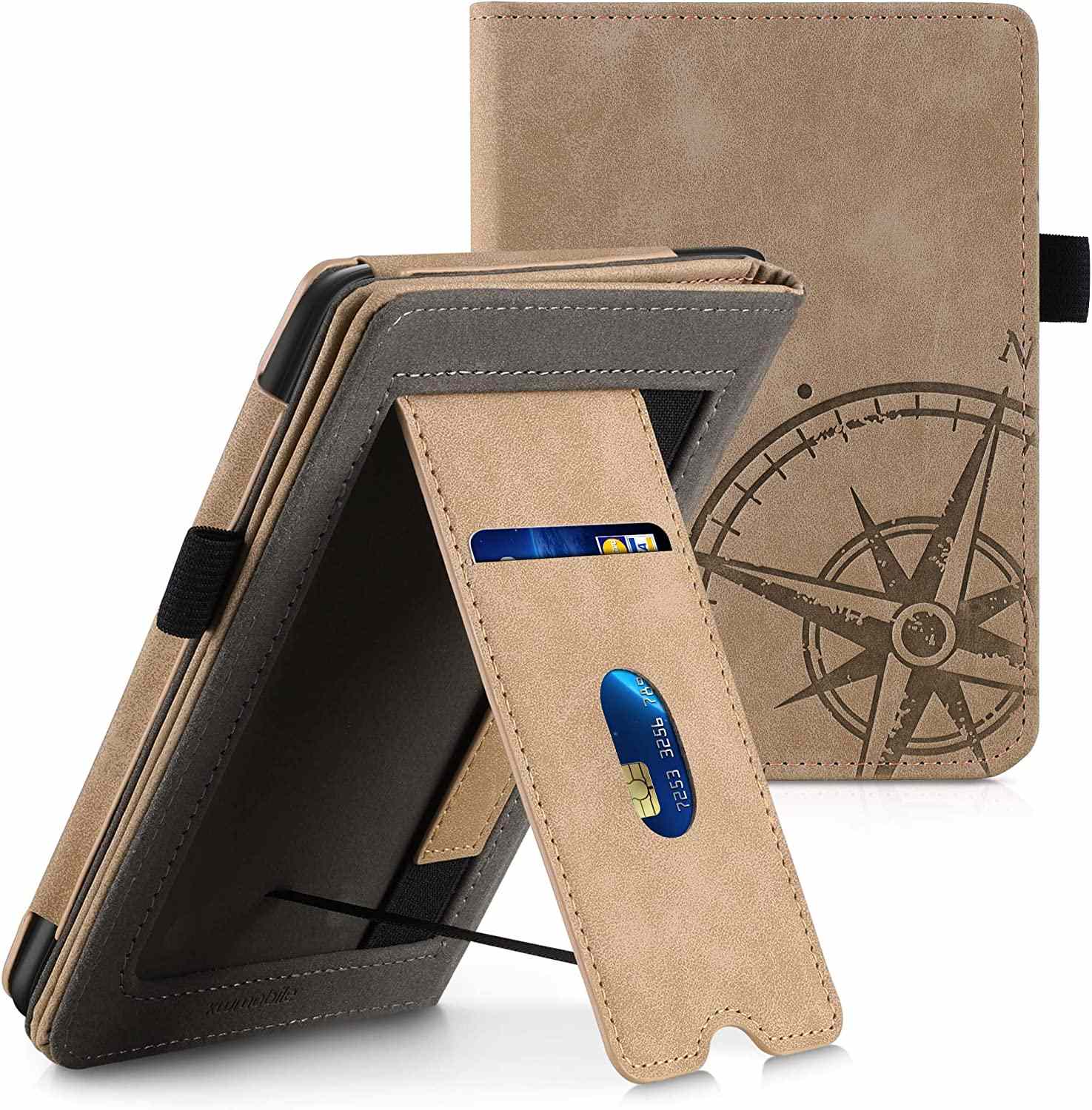Pouzdro KW Mobile Navigational Compass - KW5626701 - pro Amazon Kindle Paperwhite 4 (2018) - hnědé