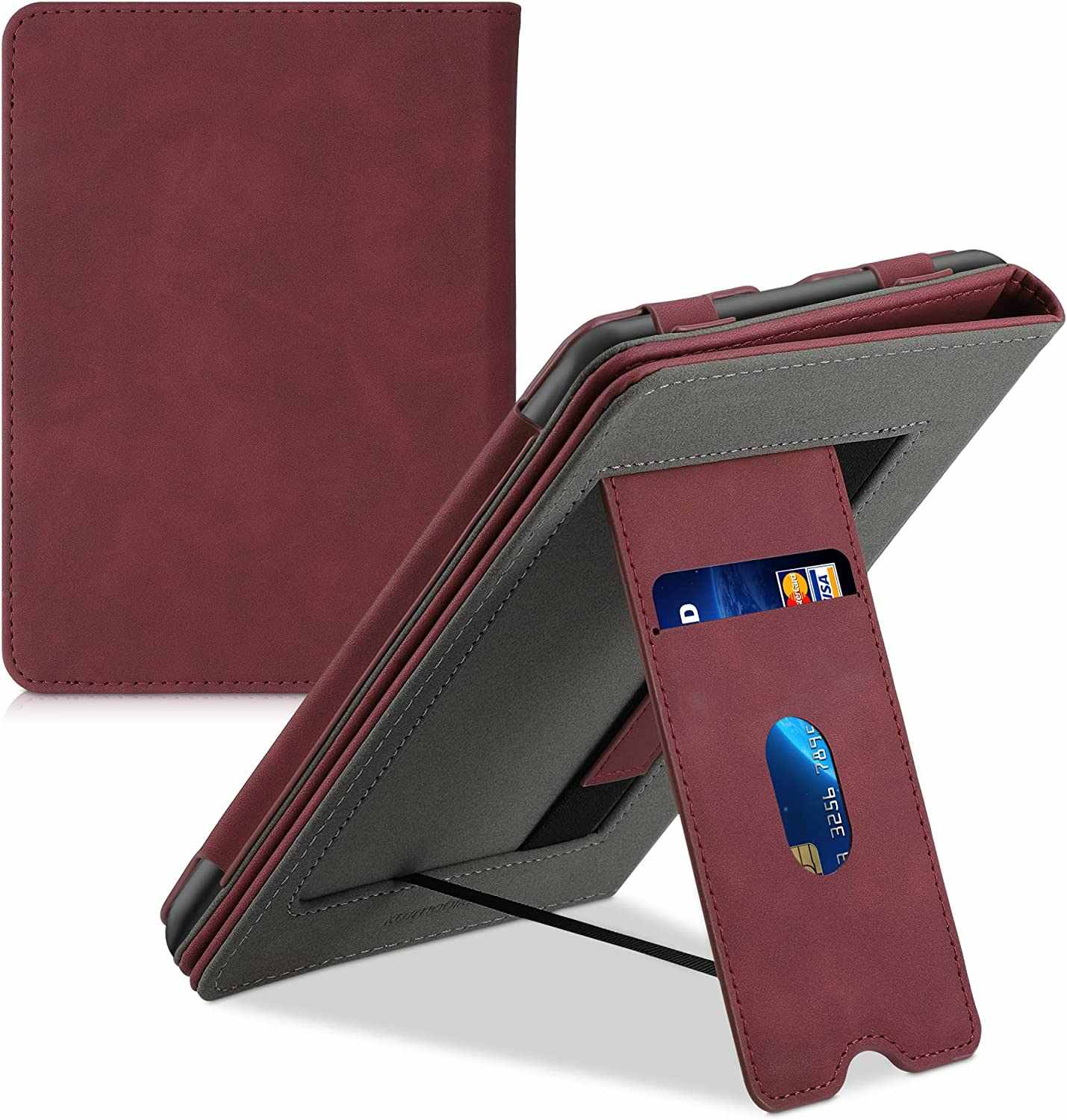Pouzdro KW Mobile - Nubuck Desert Red - KW5762020 - pro Amazon Kindle Paperwhite 1/2/3 - Dark Red