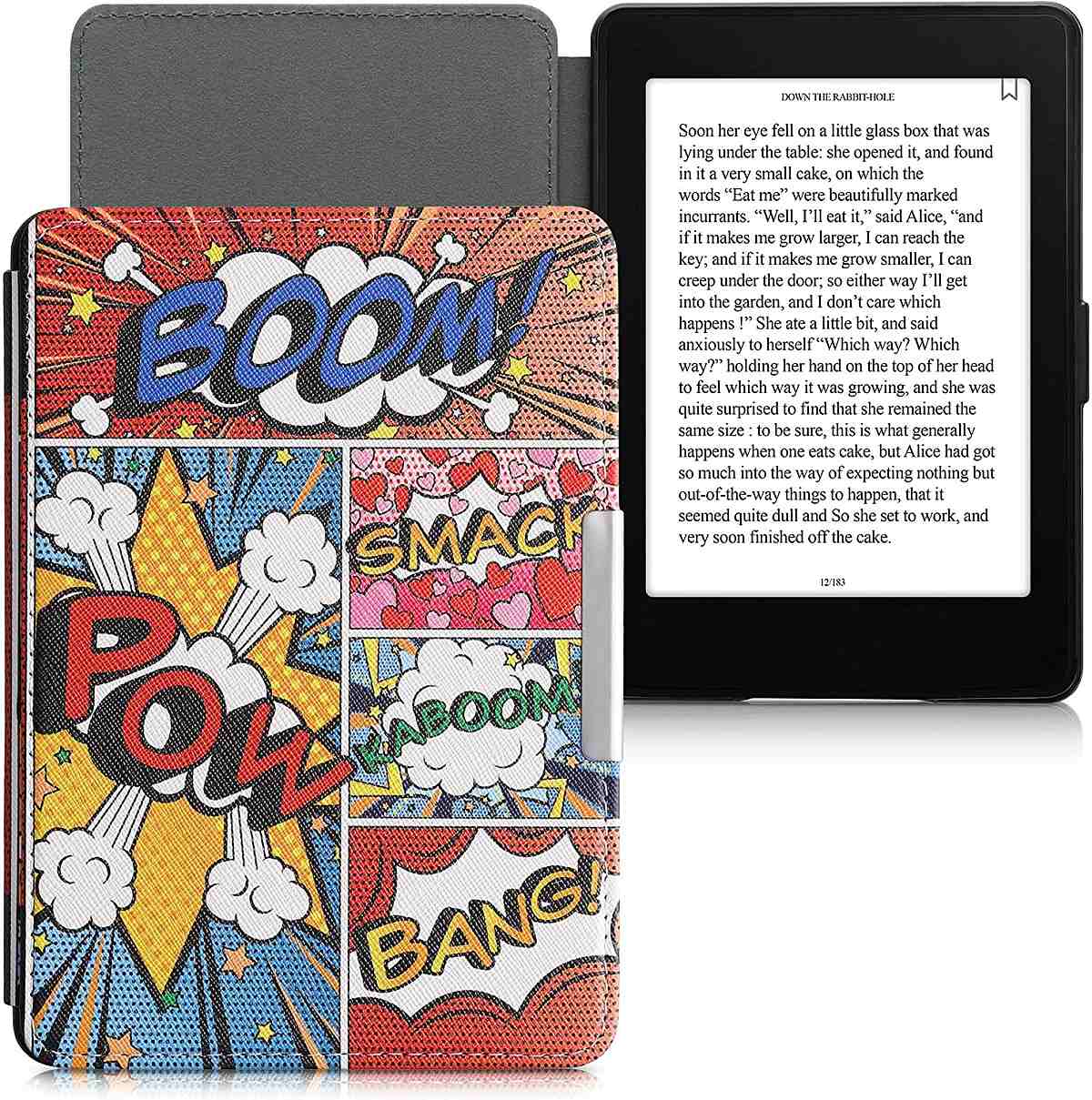Pouzdro KW Mobile - Comics Book - KW4556953 - pro Amazon Kindle Paperwhite 1/2/3 - vícebarevné