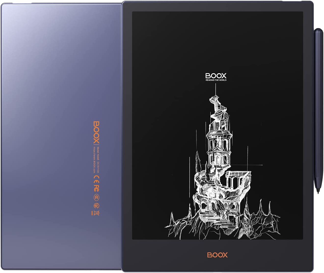 Onyx Boox Note 5 - 10,3" displej, 64 GB, WiFi, BT, audio, android 11, tmavě modrý