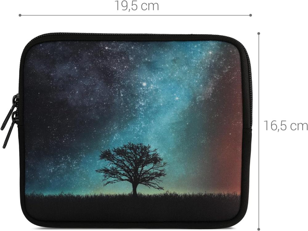 Pouzdro KW Mobile Neoprene Zipper - KW5901501 - Univerzální pouzdro pro čtečky 6-7" - Cosmic Nature