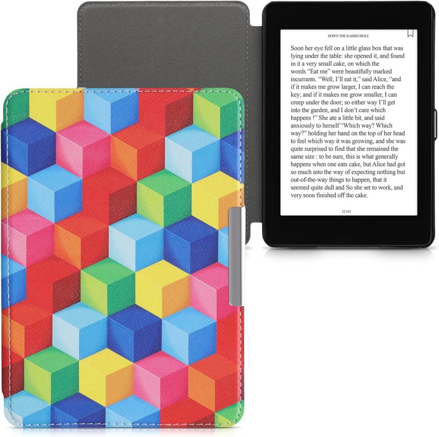 Pouzdro KW Mobile - Colorful Blocks - KW5719403 - pro Amazon Kindle Paperwhite 4 (2018) - vícebarevné