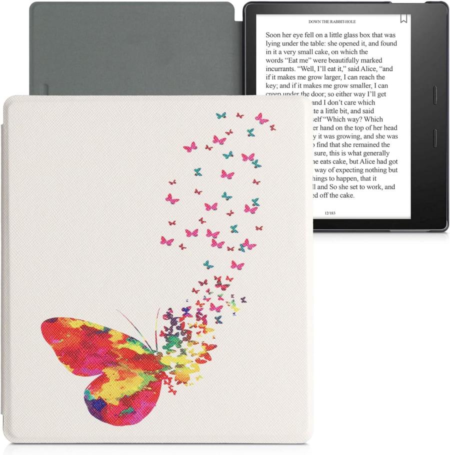 Pouzdro KW Mobile - Butterfly Swarm - KW4941714 - pro Amazon Kindle Oasis 2/3 - vícebarevné