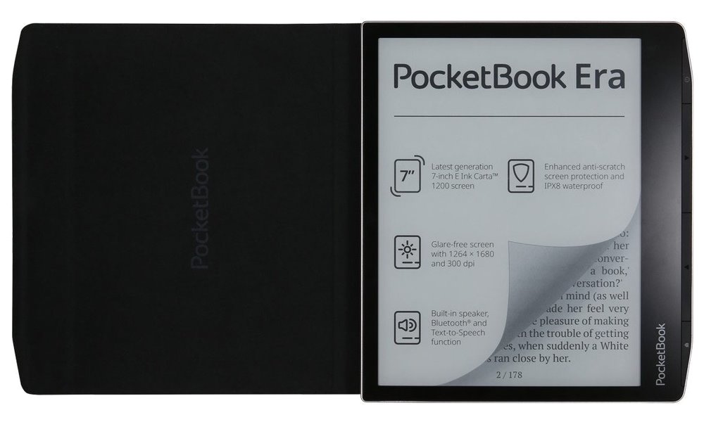 Pouzdro HN-QI-PU-700-WB-WW Charge pro Pocketbook 700 Era - tmavě modré, orig. Pocketbook, QI nabíjení