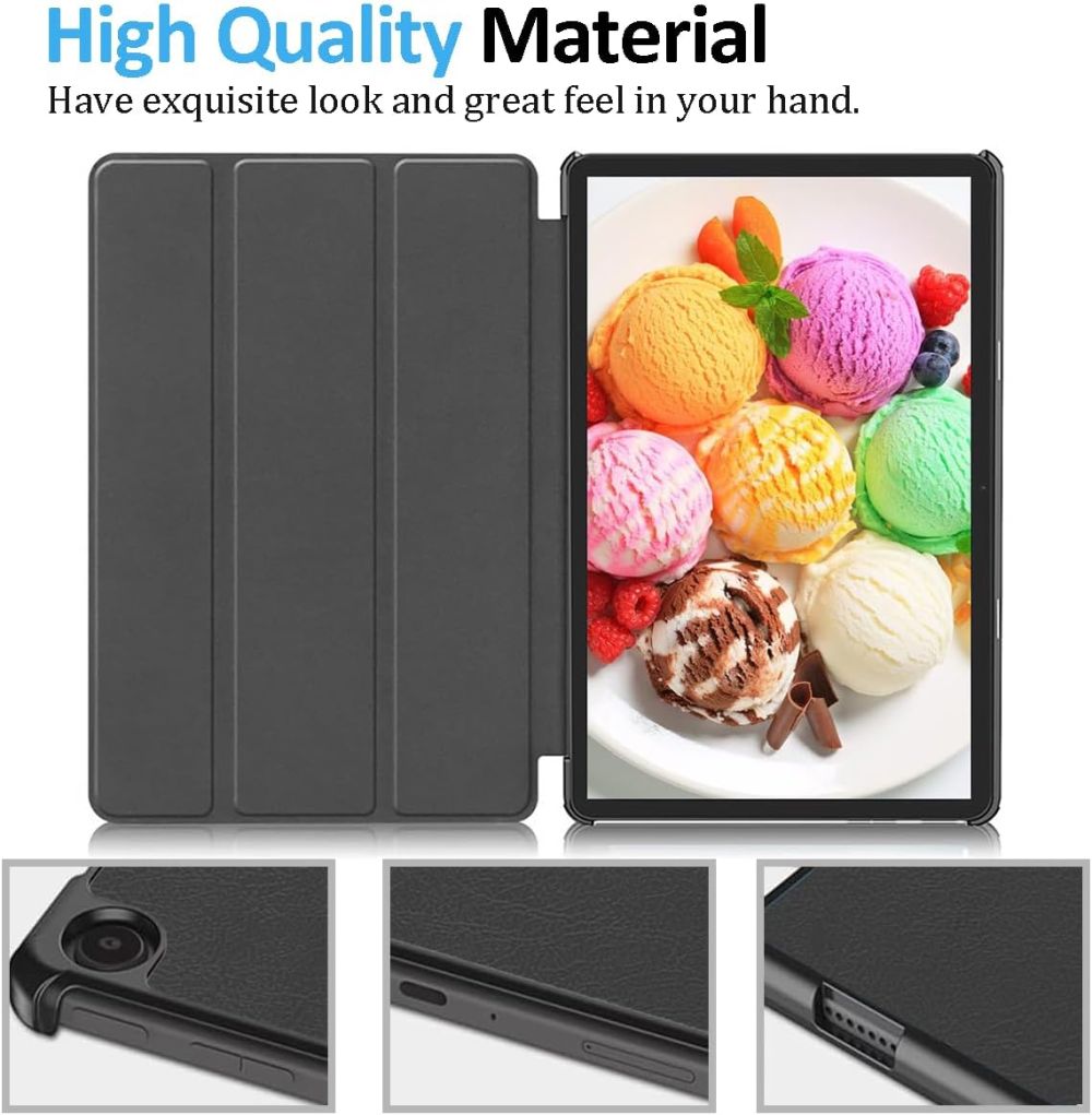 Durable Lock DLS-208 - pouzdro se stojánkem pro Amazon Kindle Fire MAX 11 - černé (2023, 13.gen.)