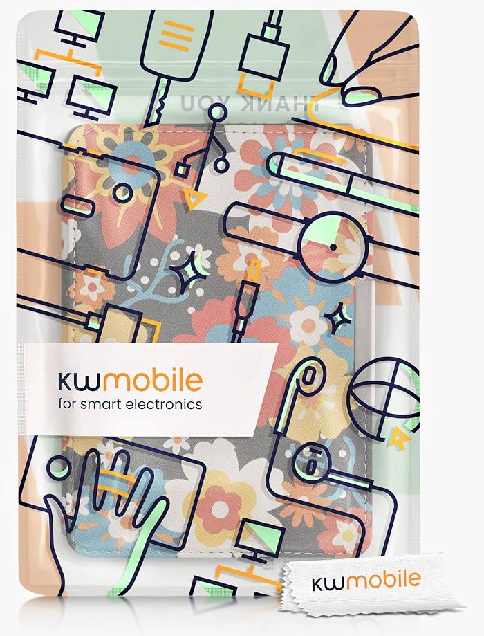 Pouzdro KW Mobile - Vintage Flowers - KW2313644 - pro Amazon Kindle Paperwhite 1/2/3 - vícebarevné