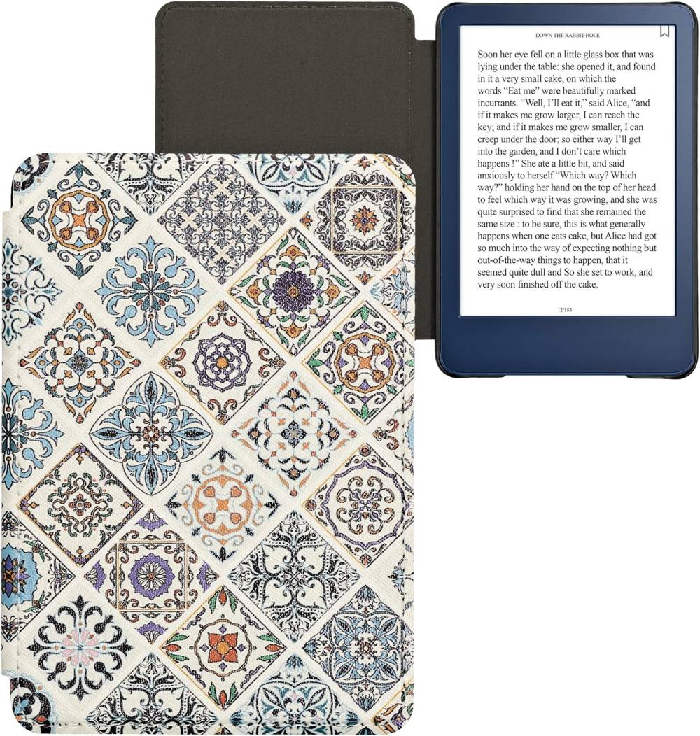 Pouzdro KW Mobile - Moroccan Tiles - KW5998911 - pro Amazon Kindle 2022 - vícebarevné