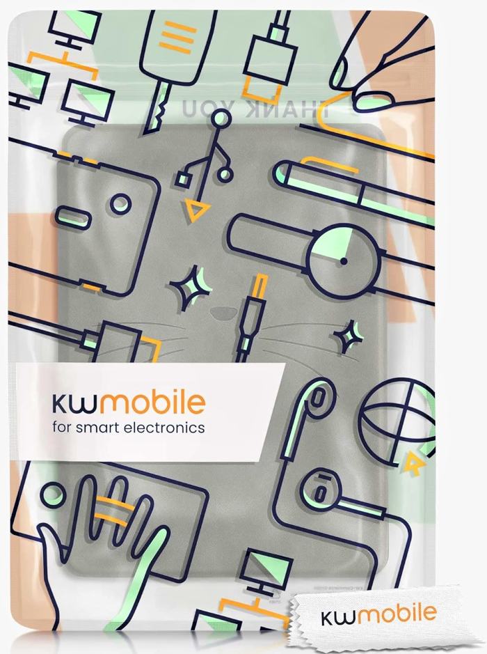 Pouzdro KW Mobile - Meow Meow - KW5625705 - pro Amazon Kindle Paperwhite 5 (2021) - šedé