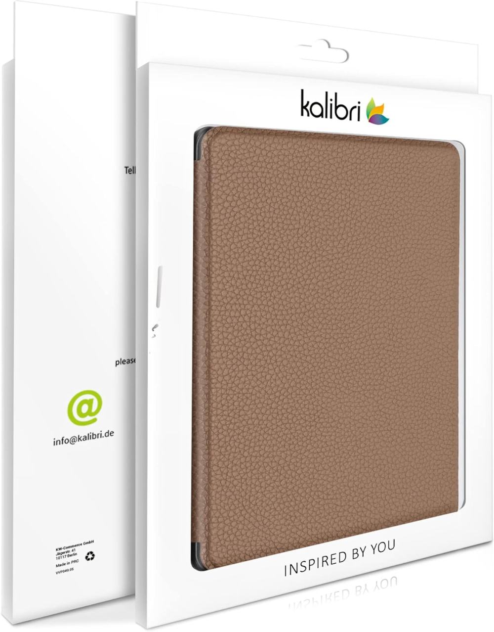 Pouzdro KW Mobile (Kalibri) - Real Leather - KA5781205 - pro Amazon Kindle Paperwhite 5 (2021) - hnědá kůže