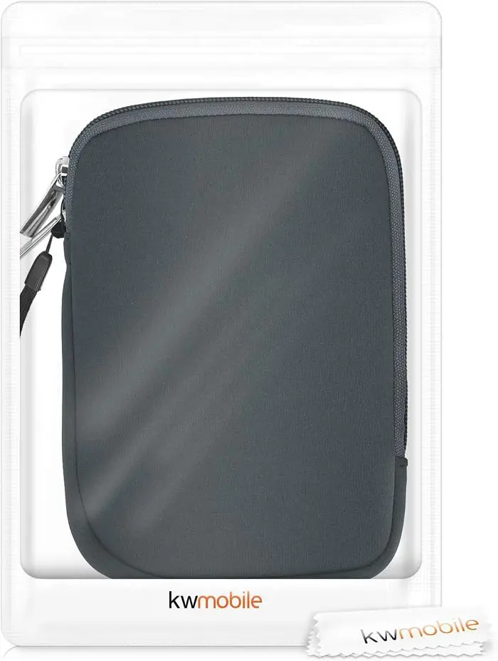 Pouzdro KW Mobile Neoprene Zipper - KW5033422 - Univerzální pouzdro pro čtečky 6" - šedé