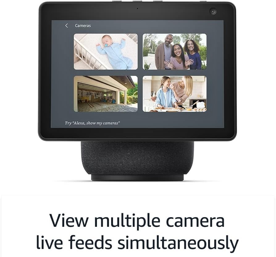 AMAZON ECHO SHOW 10 (2023, 3.GEN) - otočný hlasový asistent s displejem 10" - černý