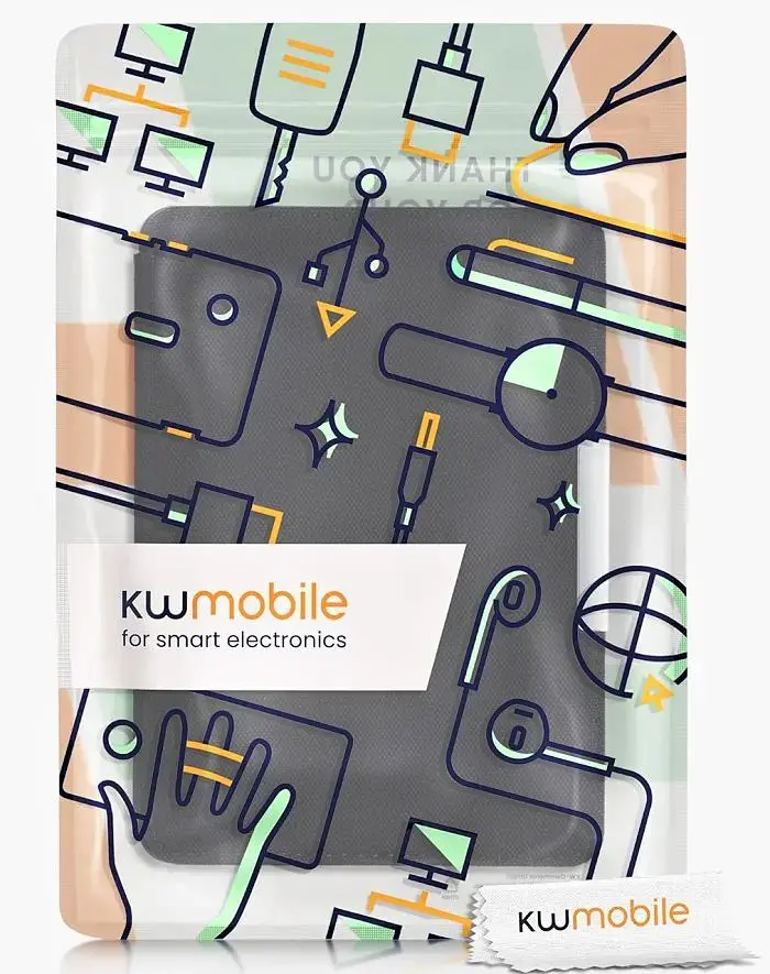 Pouzdro KW Mobile - Nylon Book - KW4948701 - pro Amazon Kindle Paperwhite 1/2/3 - černé