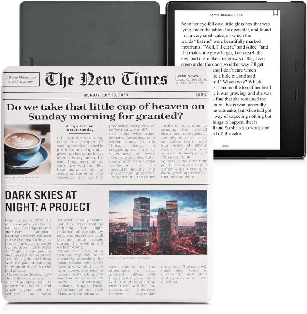 Pouzdro KW Mobile - Front Page - KW4941711 - pro Amazon Kindle Oasis 2 / 3 - vícebarevné