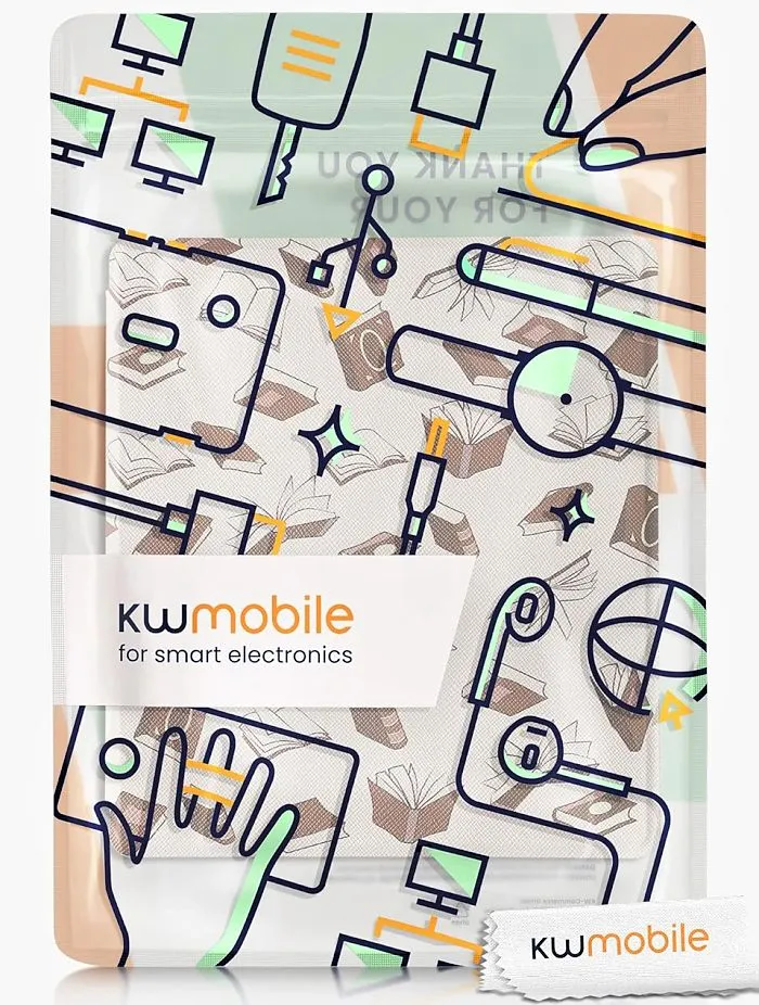 Pouzdro KW Mobile - Books And Pages - KW4941738 - pro Amazon Kindle Oasis 2 / 3 - vícebarevné