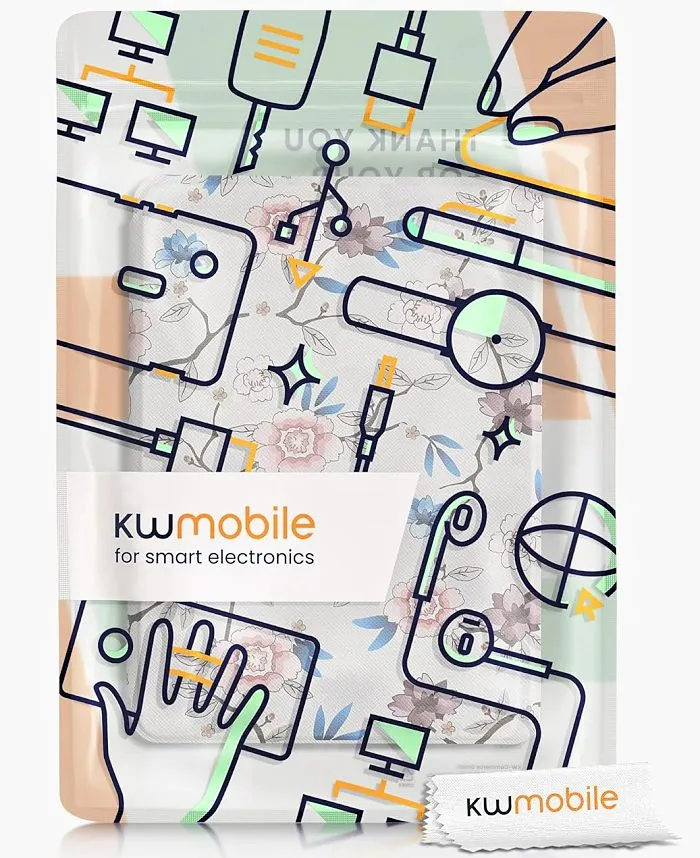 Pouzdro KW Mobile - Flower Leaf - KW5983408 - pro Amazon Kindle Paperwhite 5 (2021) - vícebarevné