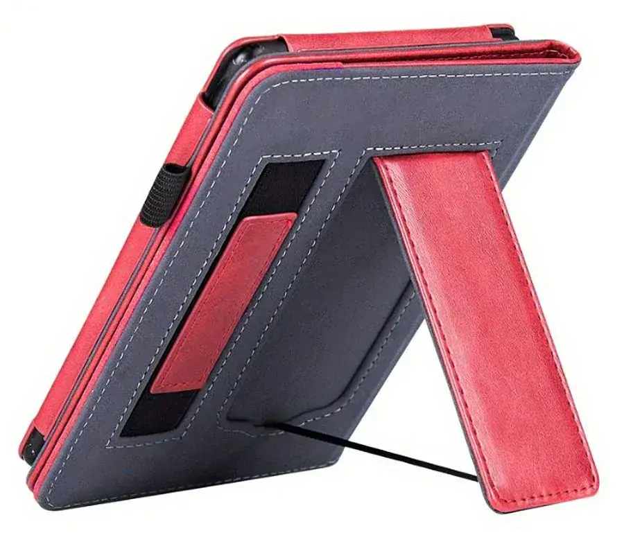 Fortress FT4012 Premium - pouzdro se stojánkem pro Amazon Kindle Paperwhite 5 (2021) - červené, magnet, AutoSleep