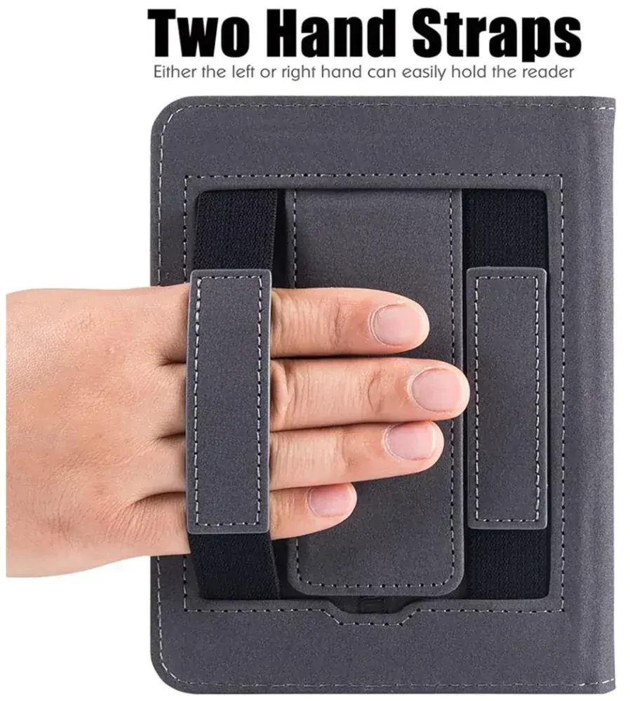 Fortress FT4014 Premium - pouzdro se stojánkem pro Amazon Kindle Paperwhite 5 (2021) - motiv Blue Garden, magnet, AutoSleep