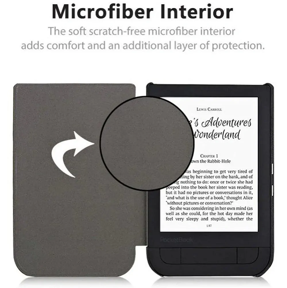 Pouzdro Durable Lock PB-08 pro Pocketbook 631 - černé