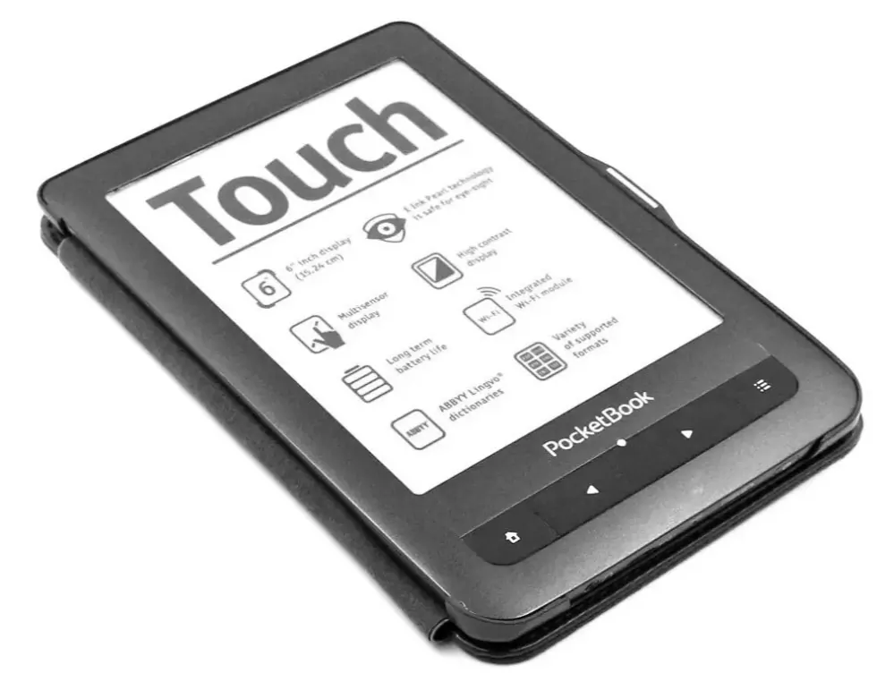 ARMORI TRIMER T044 - pouzdro pro Pocketbook 614 / 615 / 624 / 625 / 626 - motiv Square