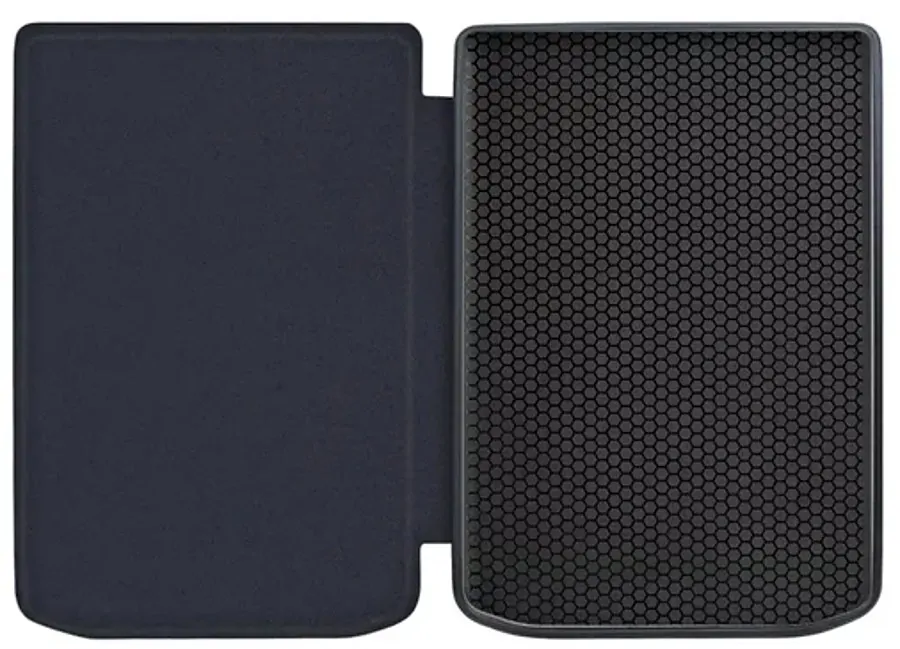 Armori Trimer T061, pouzdro pro Pocketbook 629 Verse / 634 Verse Pro - magnetické zavírání, AutoSleep, motiv Blue Garden