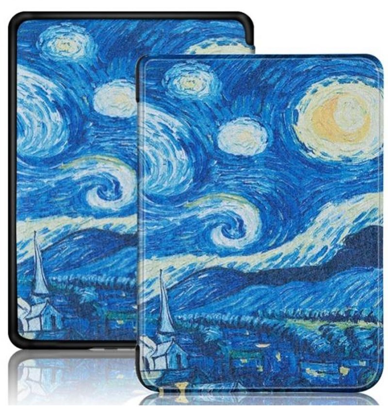 Armori Trimer T092, pouzdro pro Amazon Kindle 4/5 - magnetické zavírání, motiv Gogh
