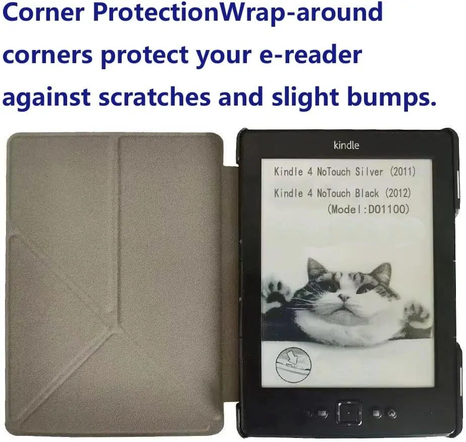 ARMORI STANDER S102, pouzdro se stojánkem Origami pro Amazon Kindle 4/5 - zlaté