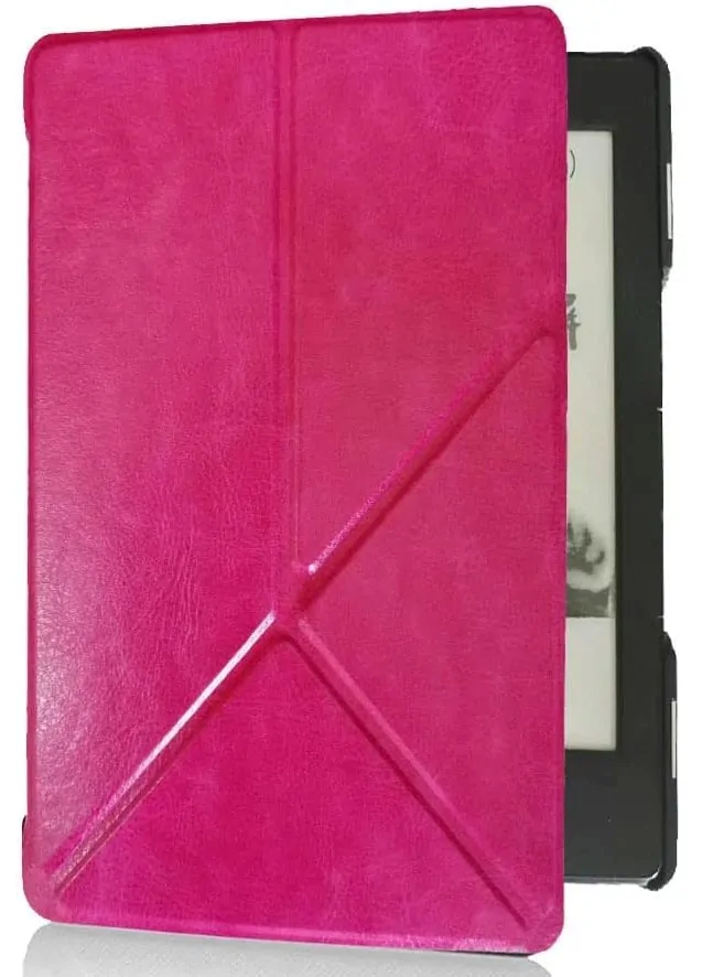 ARMORI STANDER S103, pouzdro se stojánkem Origami pro Amazon Kindle 4/5 - tmavě růžové