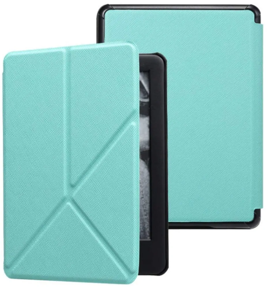 ARMORI STANDER S108, pouzdro se stojánkem Origami pro Amazon Kindle Voyage - tyrkysové