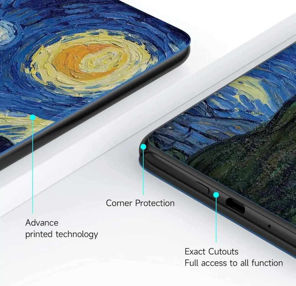 Armori Trimer T118, pouzdro pro Amazon Kindle Paperwhite 1/2/3 - magnetické zavírání, AutoSleep, motiv Gogh