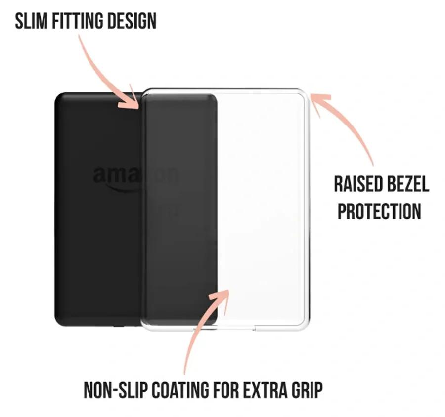 Armori Siliconer S129 - Pouzdro TPU Silicone - pro Amazon Kindle Paperwhite 1/2/3 - silikonové, průhledné