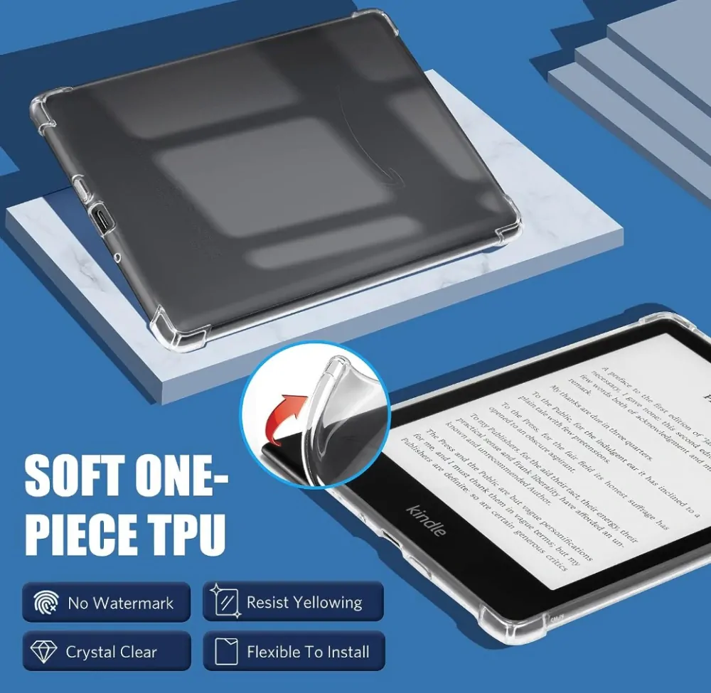 Armori Siliconer S131 - Pouzdro TPU Silicone - pro Amazon Kindle Paperwhite 5 (2021) - silikonové, průhledné