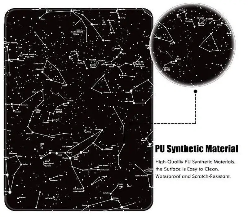 Armori Trimer T159, pouzdro pro Amazon Kindle Oasis 2/3 - magnetické zavírání, AutoSleep, motiv Constellation