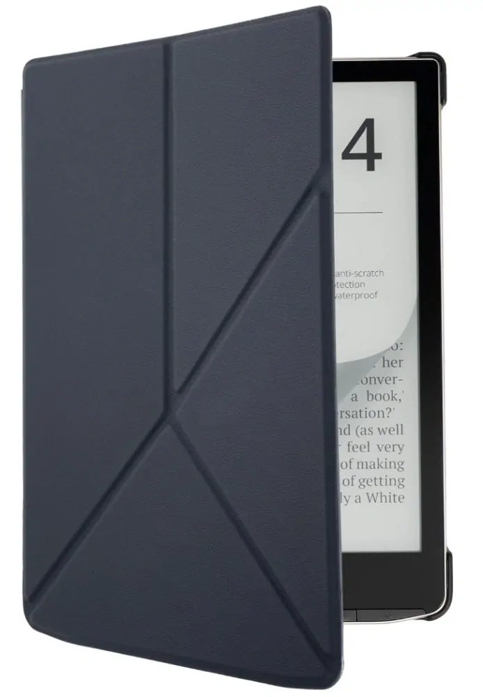 ARMORI STANDER S191, pouzdro se stojánkem Origami pro Pocketbook 743 G/C/K3 (InkPad4, Color 2, Color 3) - tmavě modré