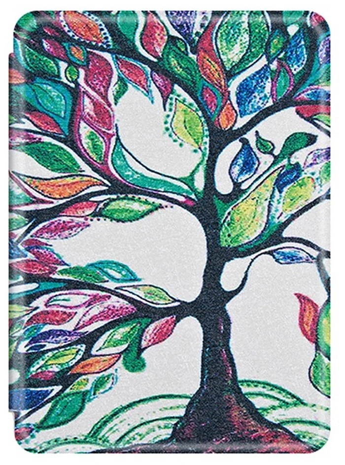 B-SAFE Lock 3563, motiv Tree - pouzdro Amazon Kindle Paperwhite 2024 / Colorsoft - AutoSleep, magnet