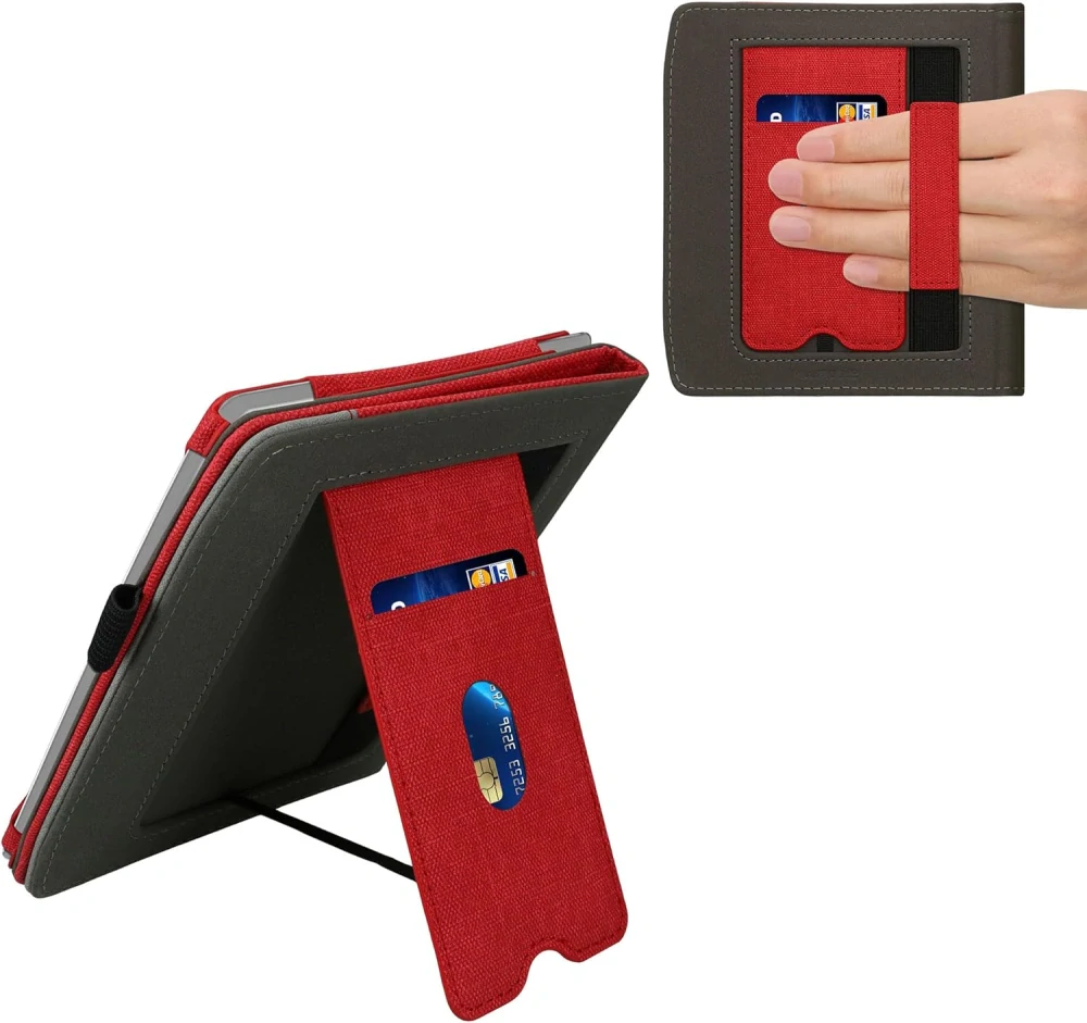 Pouzdro KW Mobile - Double Leather - 23RZ001C - pro Pocketbook 700 Era / 700 Era Color - červené