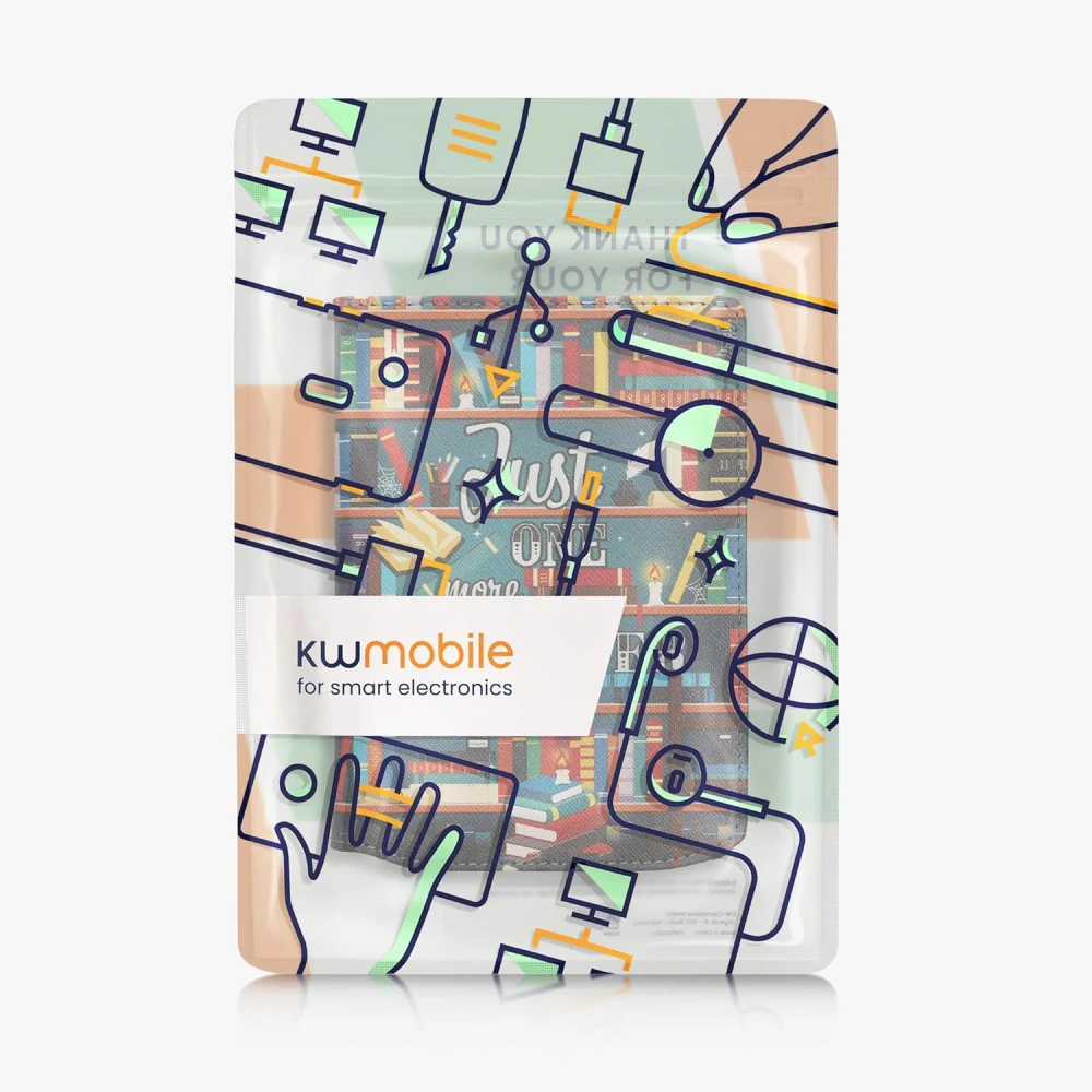 Pouzdro KW Mobile - Library Motto - 23SE001C - pro Pocketbook 629 Verse / 634 Verse Pro / Color - vícebarevné