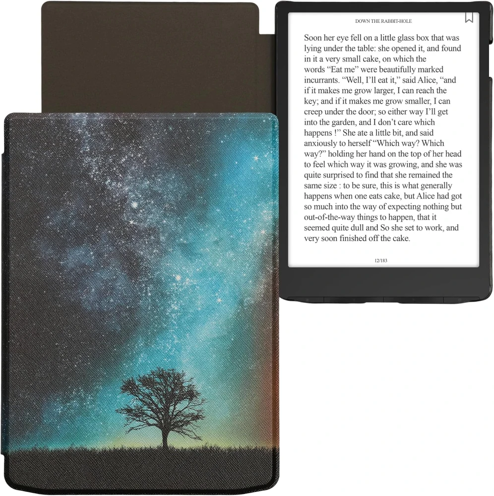 Pouzdro KW Mobile - Cosmic Nature - 23RS006C - pro Pocketbook 743G InkPad 4 / 743K3 Color 3 / 743C Color 2 - vícebarevné