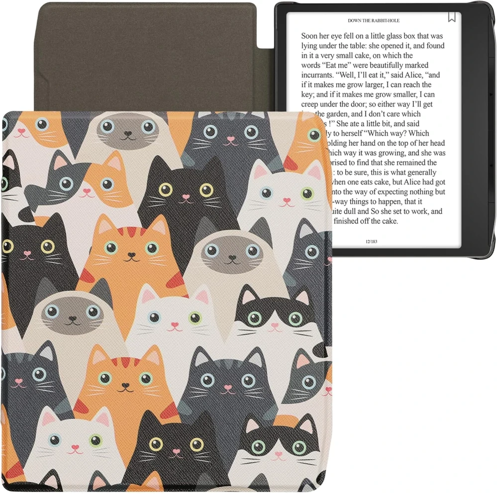 Pouzdro KW Mobile - Cats - 23RT006C - pro Pocketbook 700 Era / 700 Era Color - vícebarevné