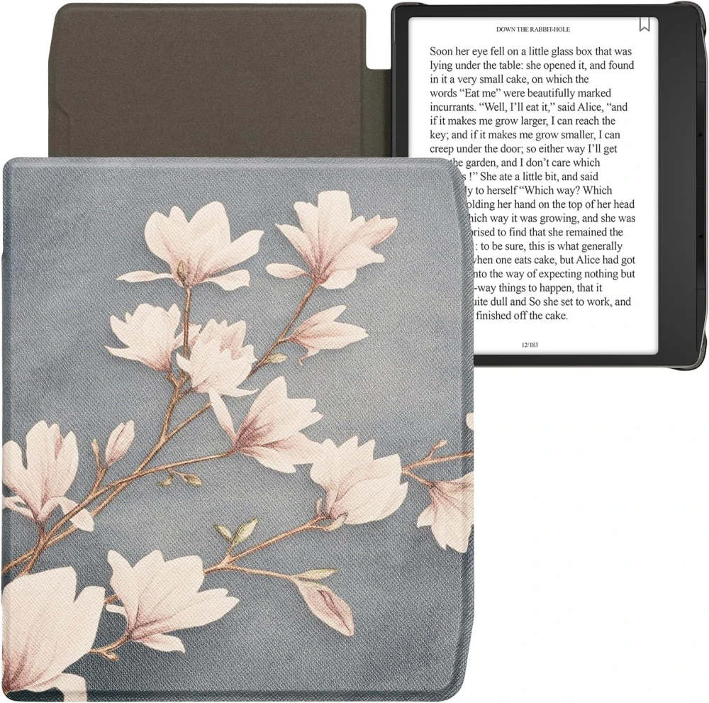 Pouzdro KW Mobile - Magnolias - 23RT005C - pro Pocketbook 700 Era / 700 Era Color - vícebarevné