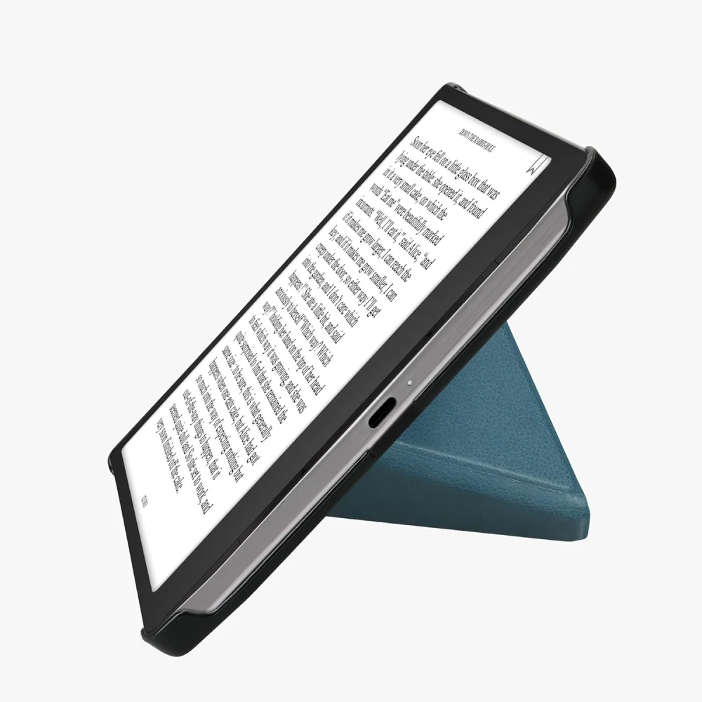 Pouzdro KW Mobile - Origami Petrol - 23RV003C - pro Pocketbook 700 Era / 700 Era Color - modré