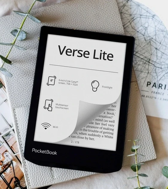 PocketBook 619 Verse Light - 8GB, WiFi, černý
