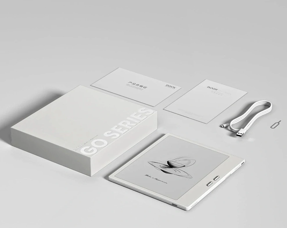 ONYX BOOX GO 7 WHITE, 7", 64 GB, Bluetooth, Android 13, E-ink displej černobílý, WiFi - bílý