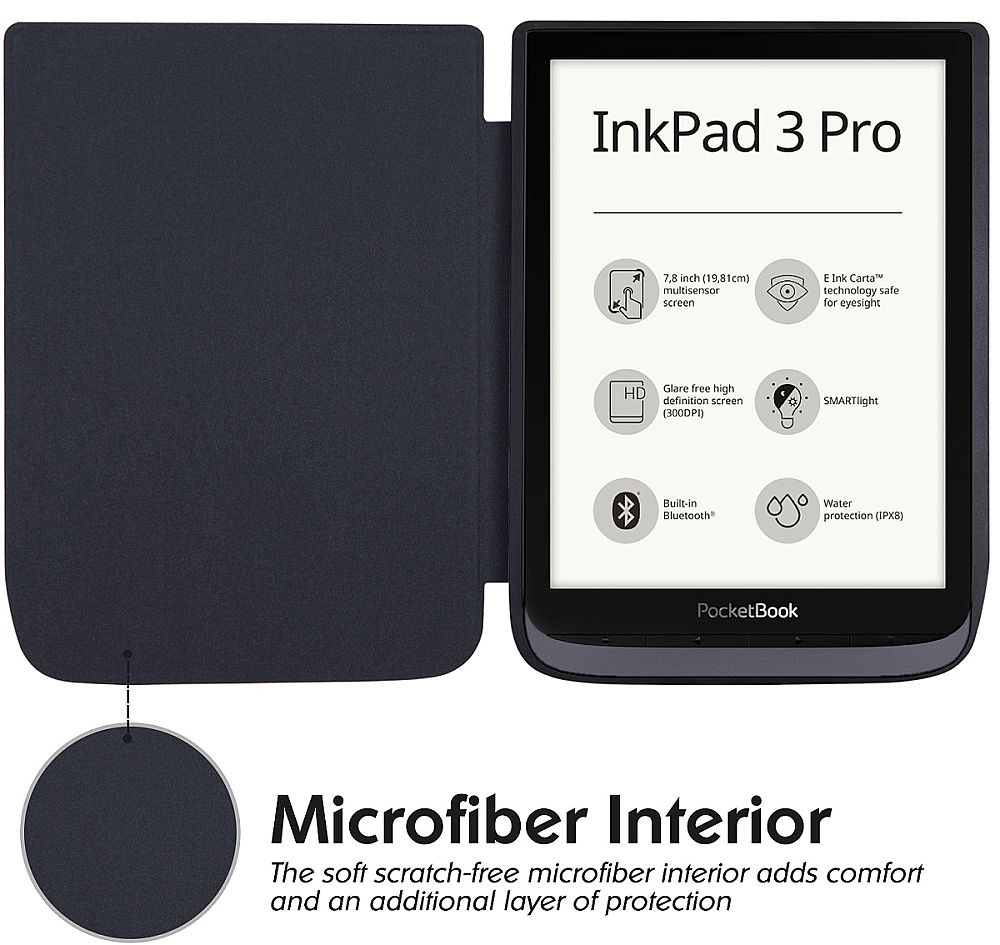 Pouzdro Durable Lock PB740-01 pro Pocketbook 740/741 InkPad 3 - světle modré