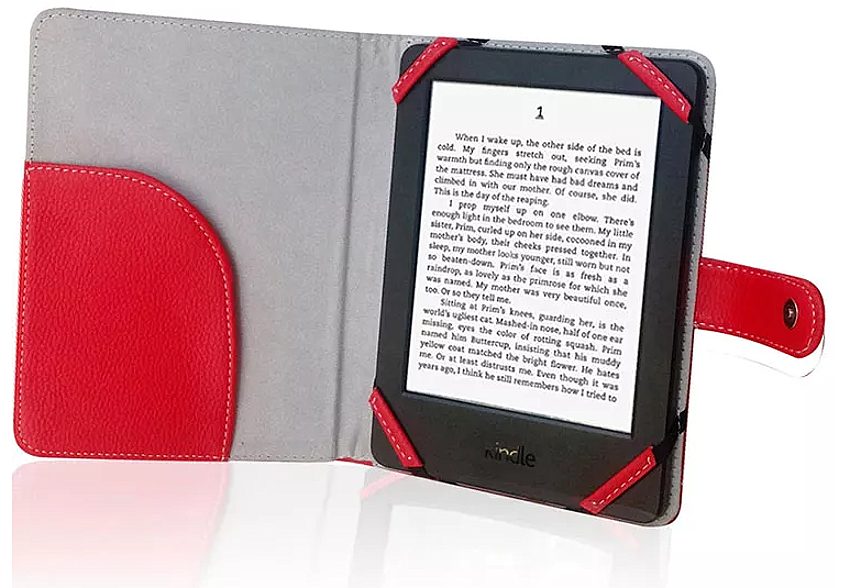 Univerzální pouzdro pro čtečky knih - Fortress FT166 Universal - pouzdro univerzální pro všechny čtečky knih - červené, magnet