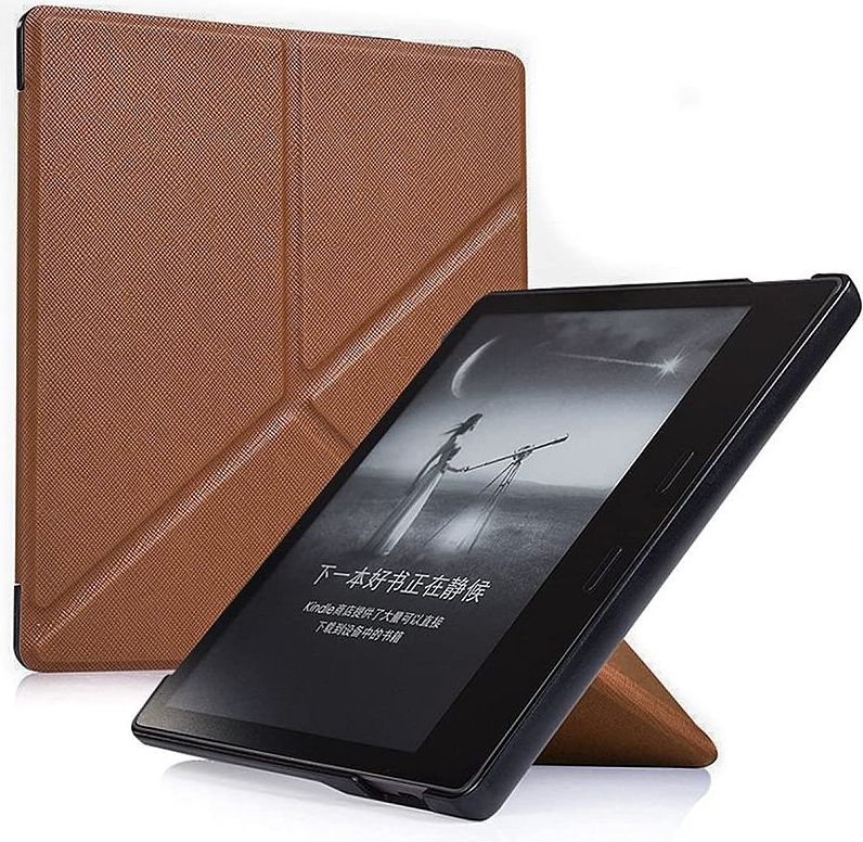 Obal Durable Lock Origami DLO-04 na Amazon Kindle Oasis 2 / 3 - hnědé