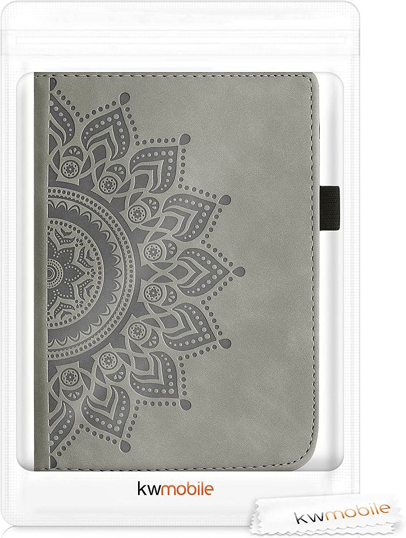 Pouzdro KW Mobile - Rising Sun - KW5481706 - pro Pocketbook 616/617/627/628/632/633 - šedé