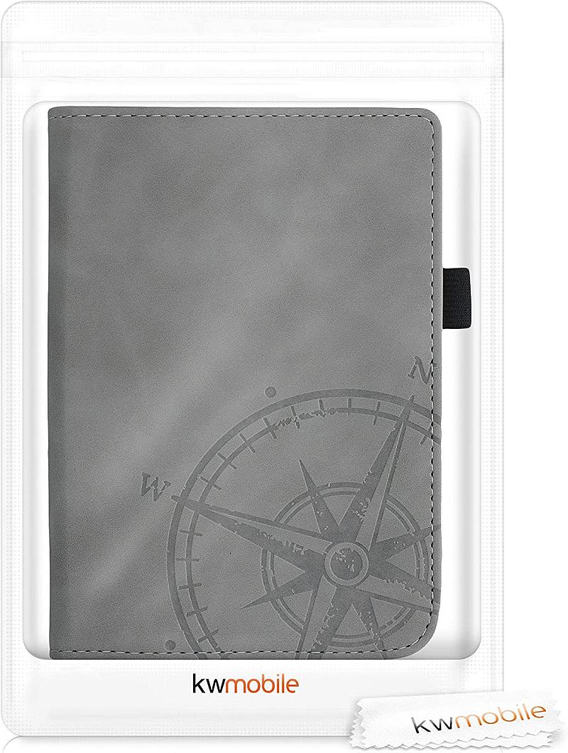Pouzdro KW Mobile Navigational Compass - KW5481702 - pro Pocketbook 616/617/627/628/632/633 - barva šedá